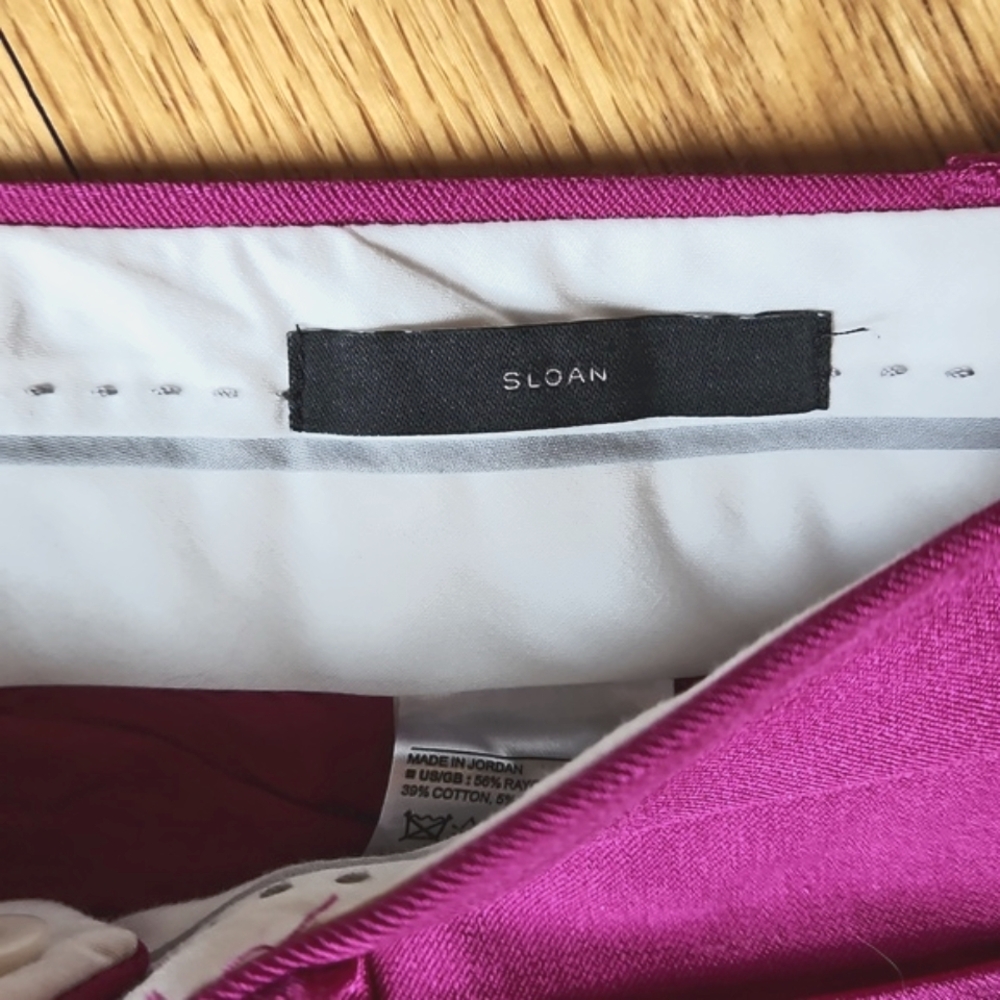 Banana Republic, Fuschia Sloan Ankle Pants, 4L - Picture 4 of 5